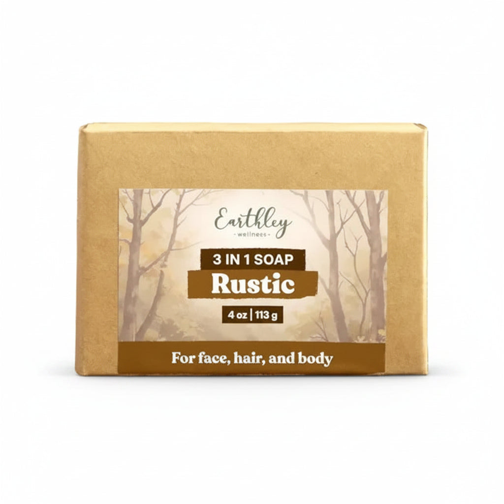 Earthley Soap - Rustic 3 In 1