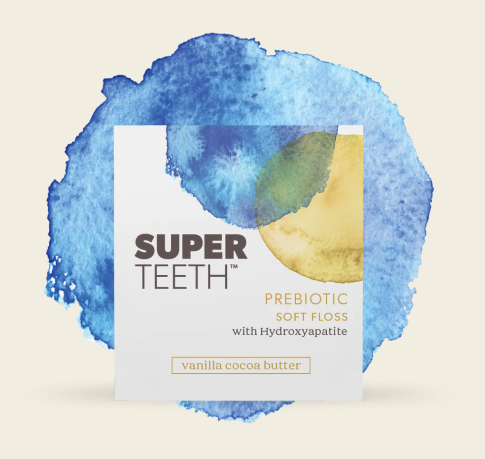 SuperTeeth Dental Probiotic Floss (Vanilla-Cocoa Butter)