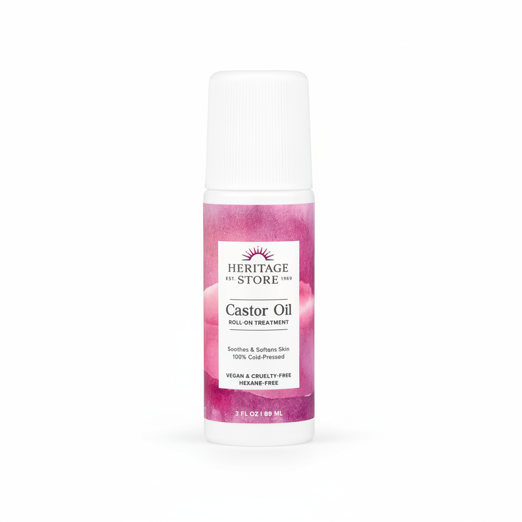 Heritage Store Castor Oil Roll-on