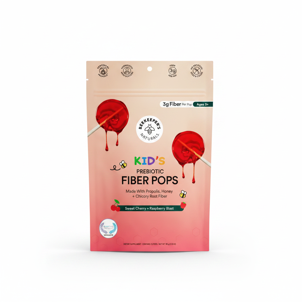 Beekeeper Kid's Prebiotic Fiber Pops