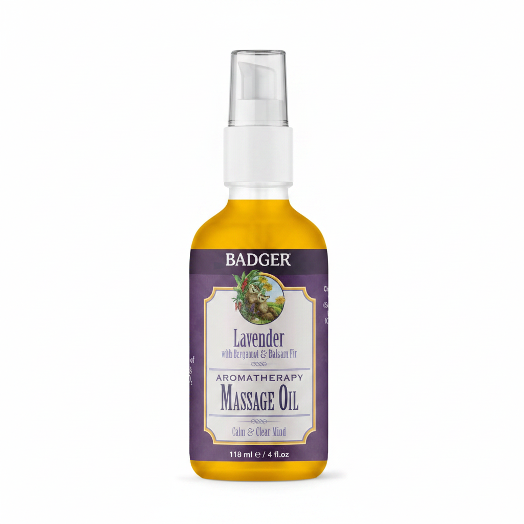Badger Lavendar Massage Oil