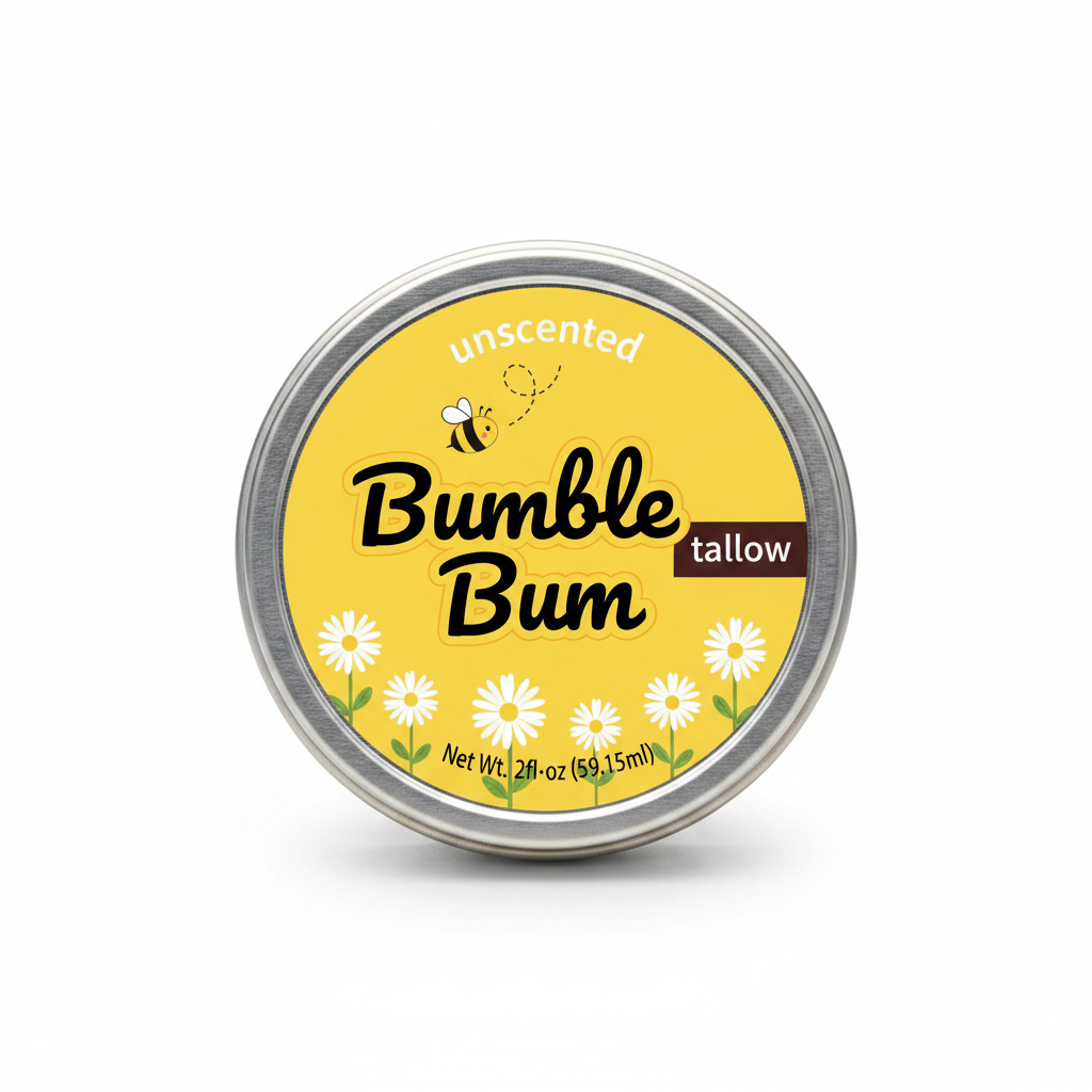 Bumble Bum Whipped Tallow Lotion - Unscented